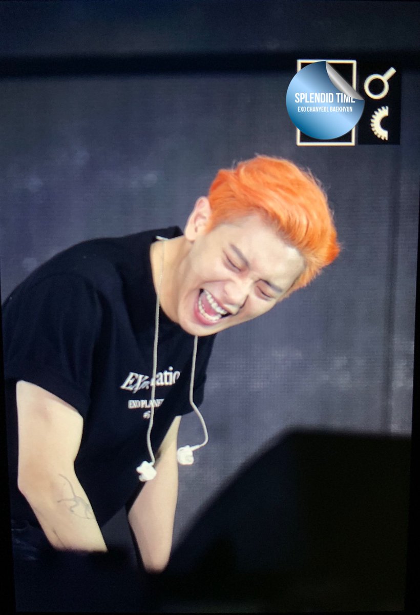 6104time's tweet photo. ㅋㅋㅋㅋ 190811 EXplOration in HK #Chanyeol #찬열 #チャンヨル https://t.co/xtyZdbWo0G