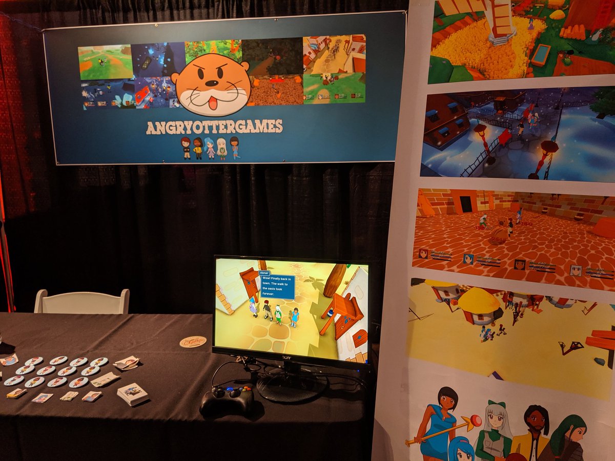 purebotg's tweet image. And here we are at day 2 of #PlayNYC ! Enjoy some sweet #indiegames! And if you like #rpgs - come play Pure: Birth of the Goddess!