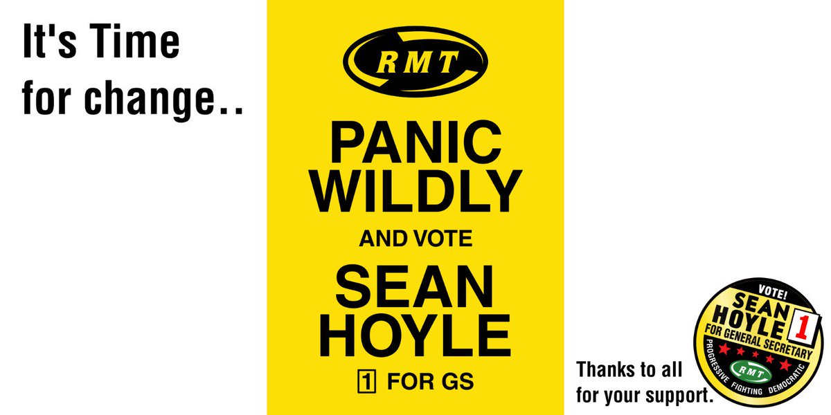 Sean Hoyle For RMT General Secretary tweet media