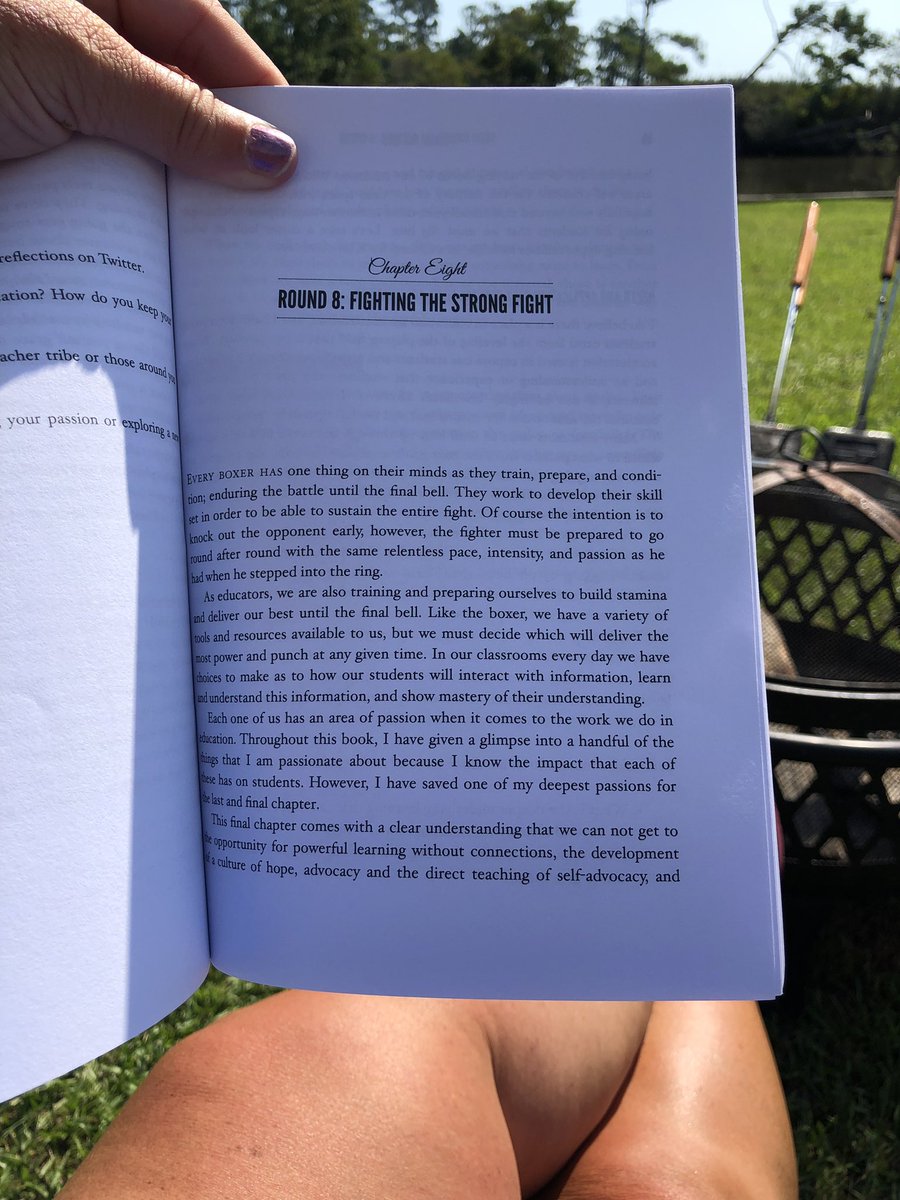 Plaids4me's tweet photo. Chapter 8. Using our resources and valuing our students ideas and thoughts. @champforkids #Champforkids @OrganicLeaderVB #VBGearedUp @BeachSupe @MrsWhalen3o @tomikca https://t.co/ibLbyrwlil