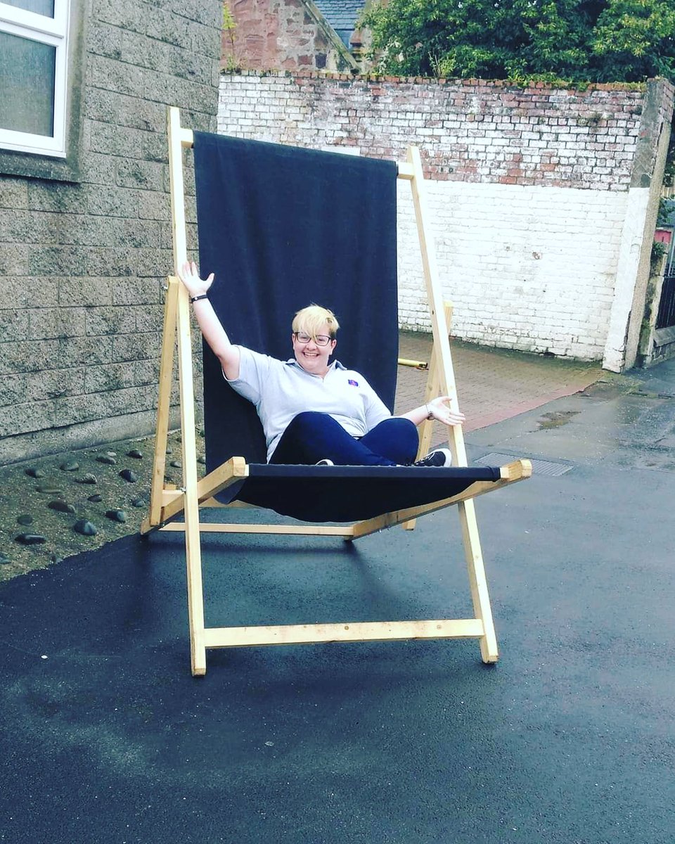 girvanyouthtrst's tweet photo. We'd also like to thank @SWigtownshire for allowing us to borrow their deckchairs - it's very much appreciated! #MusicOnTheProm https://t.co/XqAxCsSUiY