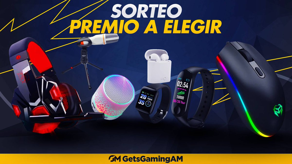 💥🎁#SORTEAZO DE PREMIO A ELEGIR🎁😱

REQUISITOS PARA PARTICIPAR:
• Dar RT🔁
• Seguir a <a href="/GetsGamingAM/">GetsGamingAM</a>
• Seguir a <a href="/VeteranosClub/">Veteranos eSports</a>

Finaliza el 28/08⏳

¡SUERTE! 🍀
