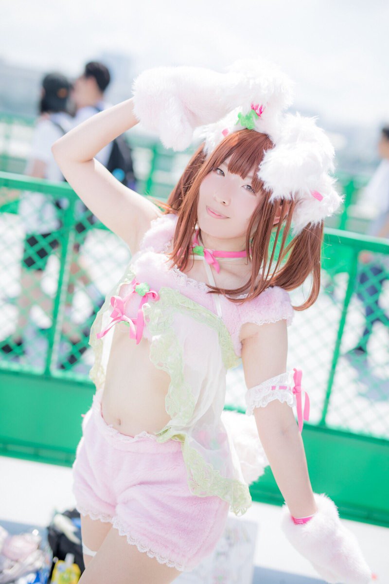 もちゃ C96コスプレ アイドルマスターシンデレラガールズ 緒方智絵里 ふわふわうさぎ Photo Tadakatuina