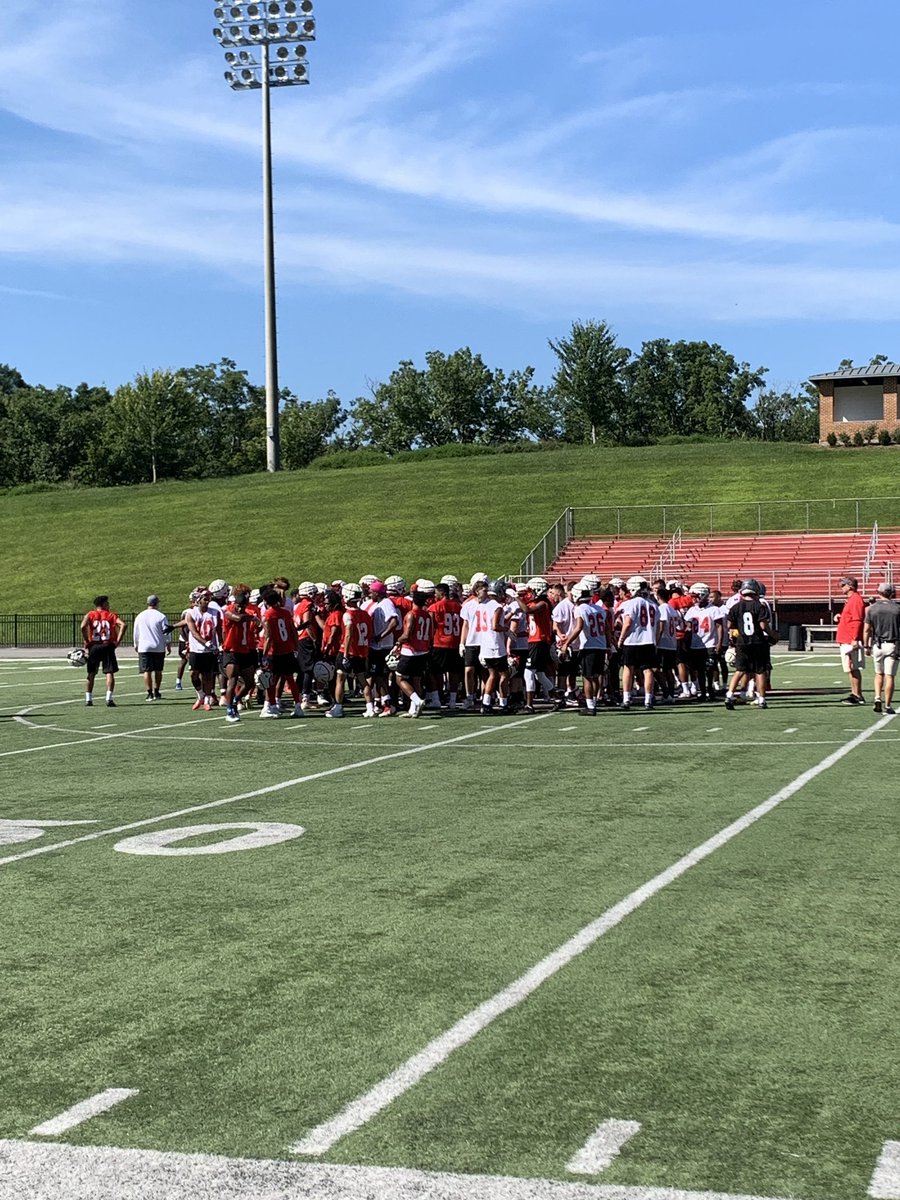 UVAWiseCavs's tweet photo. The first @UVWiseFootball practice of the year is in the books! #GoCavsGo https://t.co/1z4ScGk2ZM
