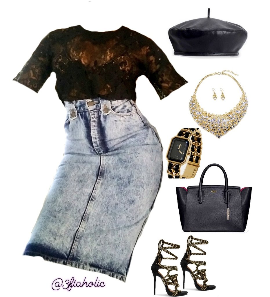 3ftaholic's tweet photo. HIGH WAIST DENIM SKIRT: E60 || SIZE: 30
BLACK TOP: E40 || SIZE: M
DM TO PURCHASE
#SwaziTwitter #TiniTwitter https://t.co/L8zqivaXhA