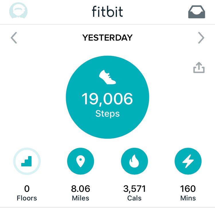 caoack's tweet photo. Based on how my feet feel, I thought this step count would be higher. #POPSonACK https://t.co/6Fqe0qhjx3
