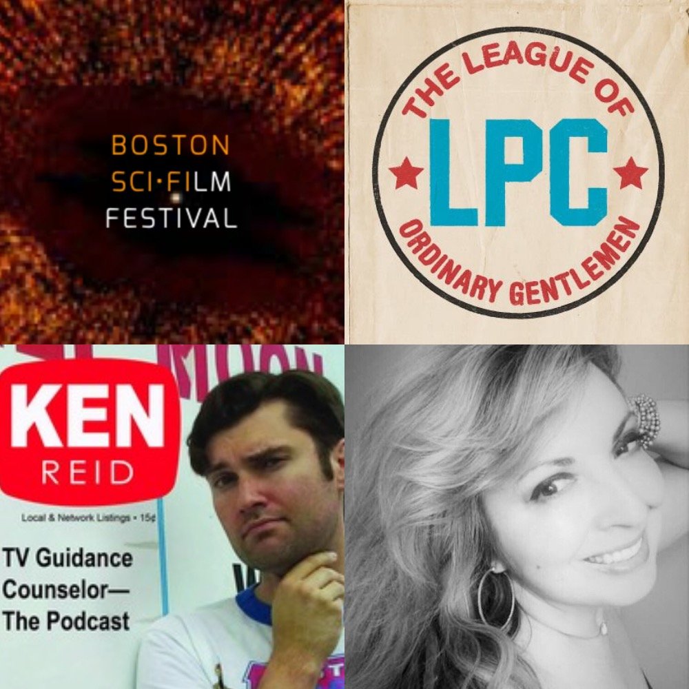 leaguepodcast's tweet photo. Our first live show at #FanExpoBoston #BostonCon! Arc of the Comic Book Movie Sat 8/17 11a, @Boston_SciFi &
@leaguepodcast with: @DocHousel #PopCultureProfessor, @KennethWReid of @TVGuidance appearing at @FANEXPOBoston with @dursin & @claynferno | https://t.co/NEuwOnNv4v https://t.co/IGDnWAndZt