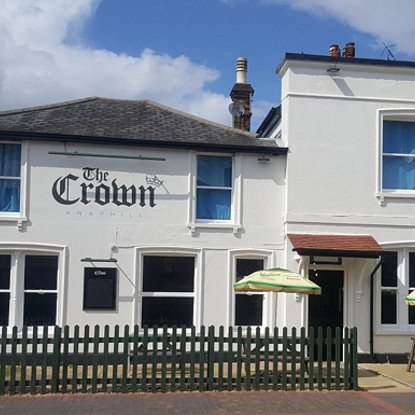 theknaphillian's tweet photo. The Crown #Knaphill are having their official opening party on Friday 16th August with a Caribbean BBQ and live music from a reggae and Ska band. Read about it here and 'meet' the new owners Robert and Theresa Croft... https://t.co/71mizufZyw https://t.co/c8KAB69mwC