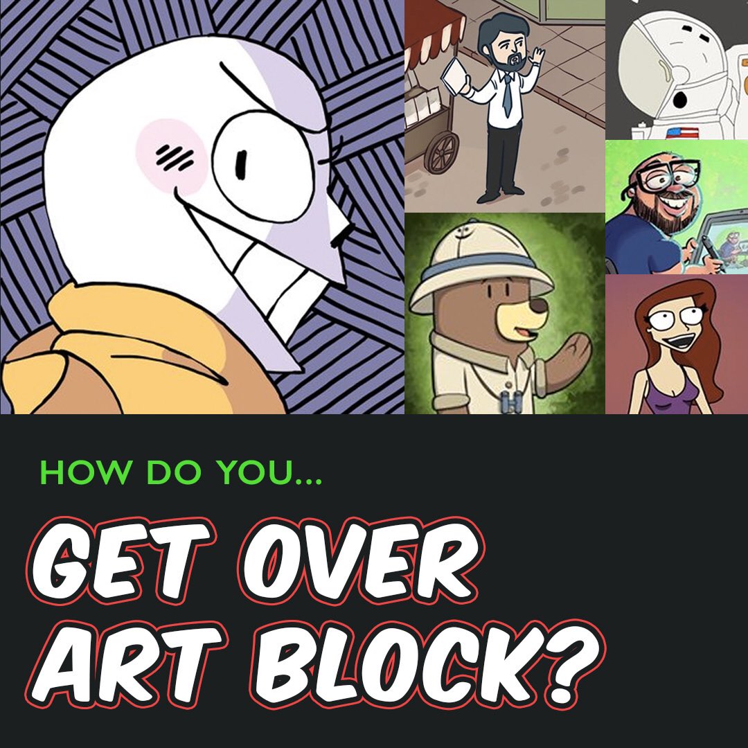 paneljammers's tweet photo. #artblock affects us all, so we gathered some advice! Check out this article with answers from 17 #webcomic #artists including @shenanigansen , @TheDaneMen, @intheirnature, @the__reddot, @themiscgenius, @ToonholeRyan and more! 

https://t.co/dtMQaLKExN https://t.co/WWY5IRgeEI