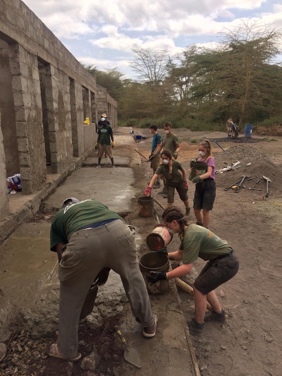 camptanzania's tweet photo. Good day on project work. Very thankful to the group hardwork. Weldone to #Teamembe #CampsEffect #DoSomethingAmazing @CampsInt https://t.co/KdGJcJnHGL