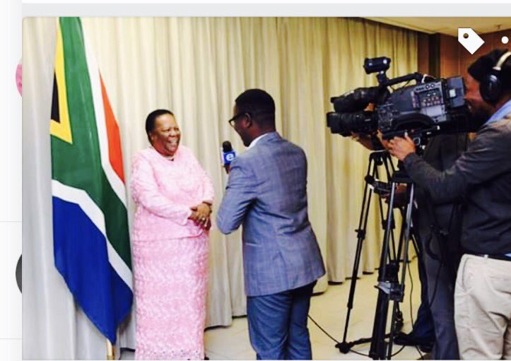 KhayaJames's tweet photo. Let us speak to Pretoria's top diplomat Dr Naledi Pandor. #ForeignReporting https://t.co/ouzzwEswYy