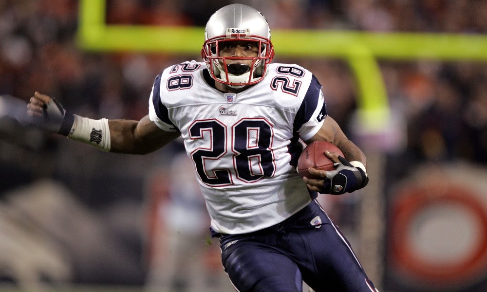 We've got Corey Dillon days left until the  #Patriots opener!Acquired for just a 2nd round pick, Dillon made an immediate impact, rushing for 1,635 yards & 12 TDs during the Pats '04 championship seasonHe had double-digit TDs all three seasons with New England (12, 12, 13)