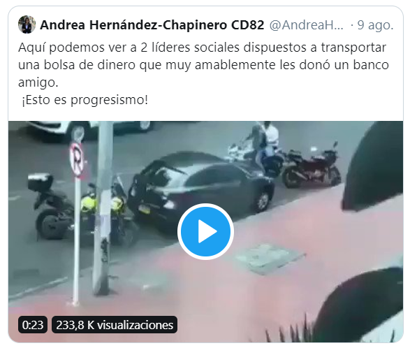 Matador000's tweet photo. ¿Alguno de ustedes votaría por Andrea Hernández después de este comentario? https://t.co/MWUMM8VfxB