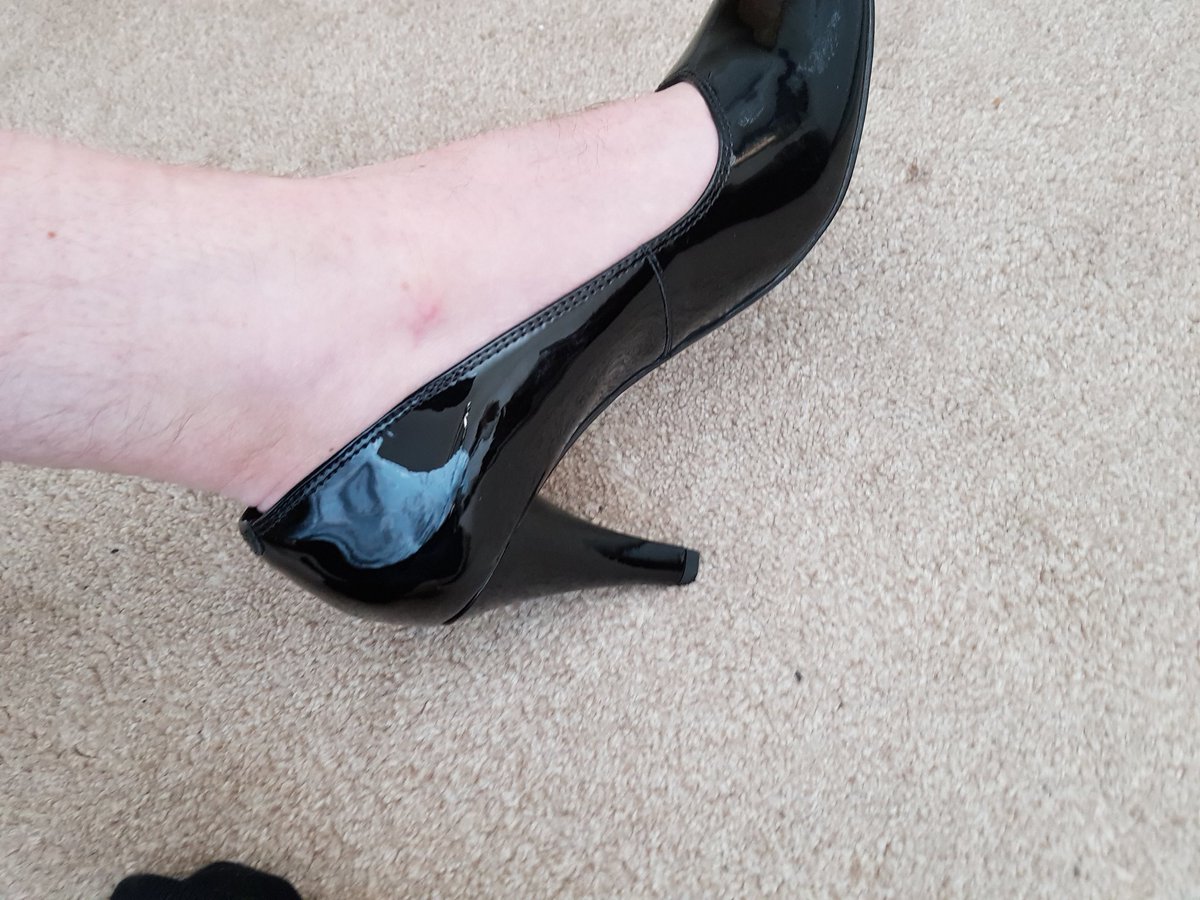 Tonight i will mainly be wearing these #sissy #horny #newheels