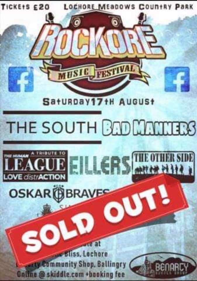 Next weekend will be our first show in Scotland 🏴󠁧󠁢󠁳󠁣󠁴󠁿 Saturday we play at the 'sold out' Rockore Festival and Sunday afternoon (3.00 pm) at Clarks, Dundee @ClarksBarDundee. We can't wait!
#humanleaguetribute #humanleague #scotlandshows