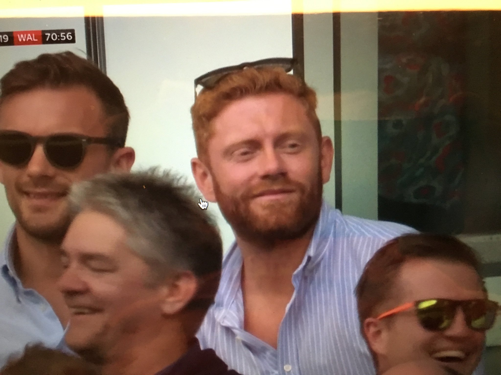 Rich Freeman When England Cricketer Jbairstow21 Was Just Shown On Dazn Jpn The Local Commentators Said It Was Good To See Prince Harry In The Crowd And Wondered Where His Wife