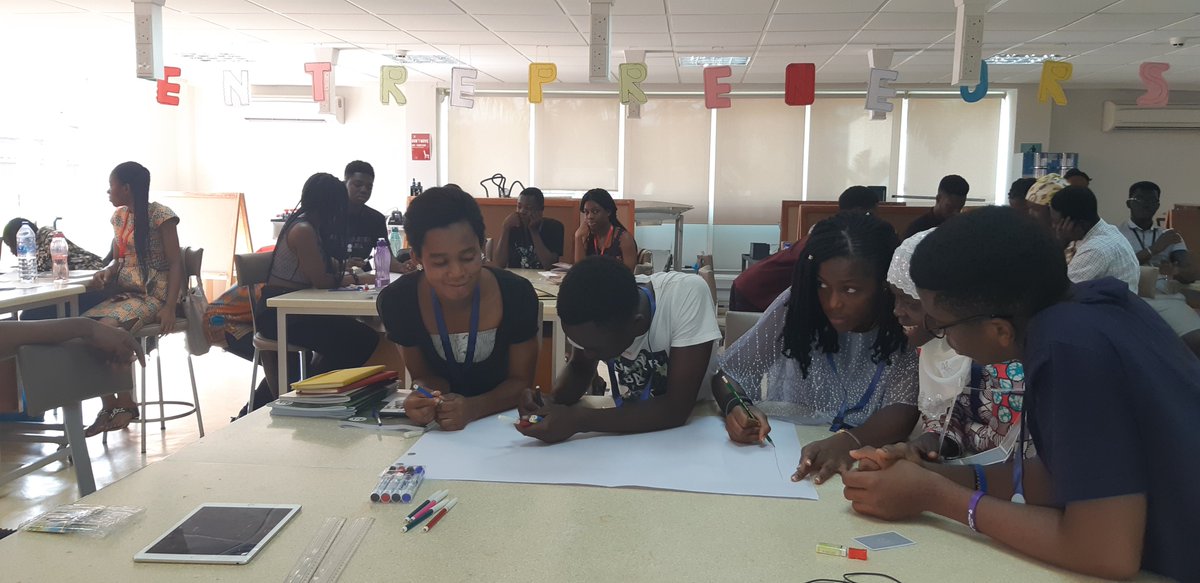 senaagbodjah's tweet photo. #AshesIX Week 2 has started here #atAshesi.
Participants in the entrepreneurship module are visualizing their expectations for the week using analogies! https://t.co/65PnZfMDaF
