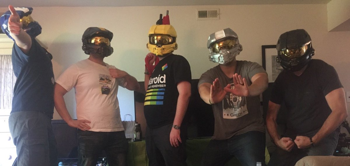 PizzaBeerGames1's tweet photo. Halo bachelor lan party was a success, nothing better then hanging out with your best buds and playing halo preparing for the next chapter of your life. Thank you @halo and @Xbox for making something that truly is historic. #halo #bachelorparty #xbox #lanparty https://t.co/JqmwzprLp1