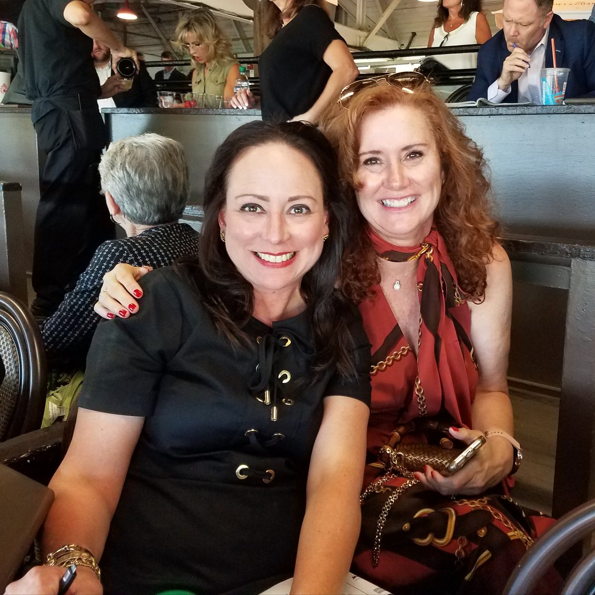 JennOrrBuchanan's tweet photo. Until next time #Saratoga...I will miss you. @TheNYRA #FunFillies #HorseRacing #ChristinaJelm #VianeLizza #CinthiaMcGreevy #Love https://t.co/ZQOs27uhf9