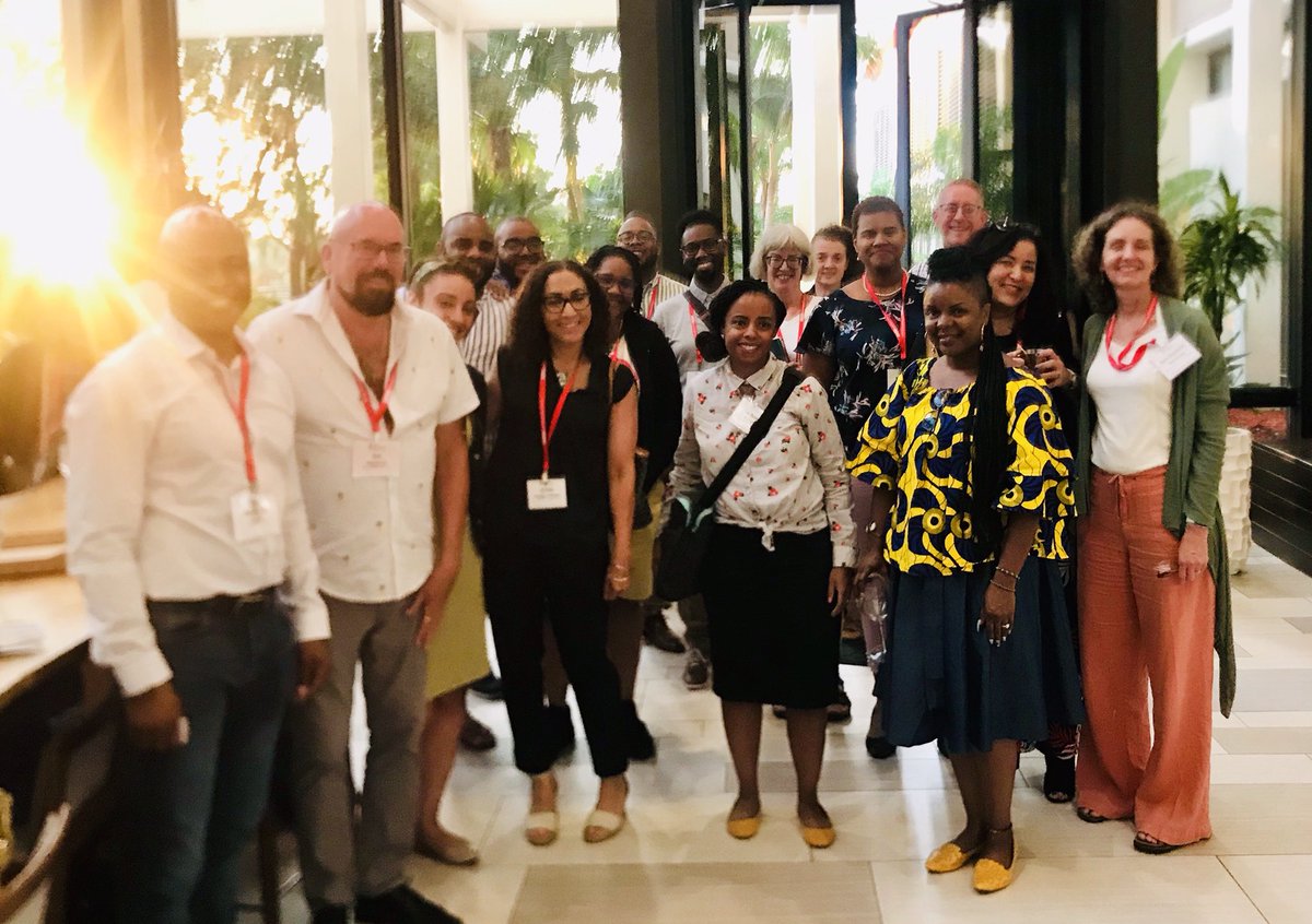 KriolaMama's tweet photo. Libations in honor of Dr. Paul K. Bryant-Jackson, brilliant scholar of #blacktheater, teacher, mentor and friend to so many. See that burst of sun light? We see you Paul! @ATHE2019 @BlackTheatreAs1 #btaorlando2019 #athe2019 https://t.co/heiWpSGbl1