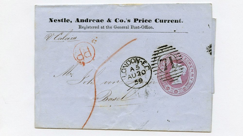 The facility to obtain Stamped to Order newspaper wrappers in GB was introduced in 1855 &amp; was discontinued on 31 October 1973. A total over 2,300 different GB stamped to order newspaper wrappers are known. Illustrated is an example from 1859.

GB wrappers
stampdomain.com/newswrapper/gb/