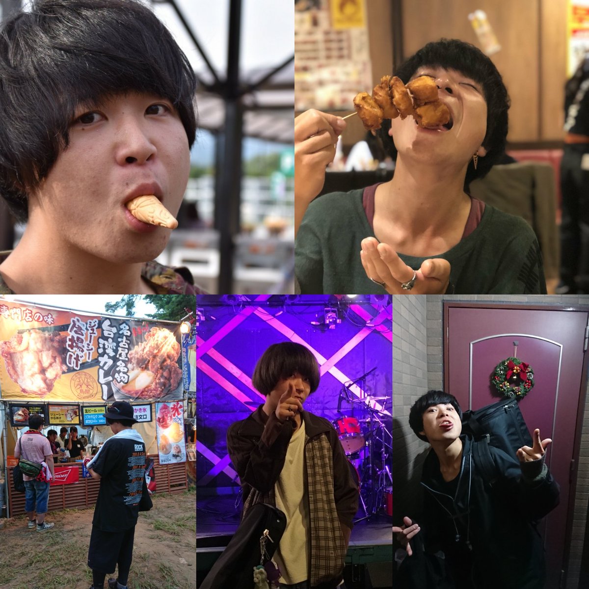 ShakuSata's tweet photo. それと日付は違うんですけど、ずっとサポートでドラムをしてくれている彼も同月なので会ったらおめでとうと告げてみてください。 https://t.co/Hn2jqThswA