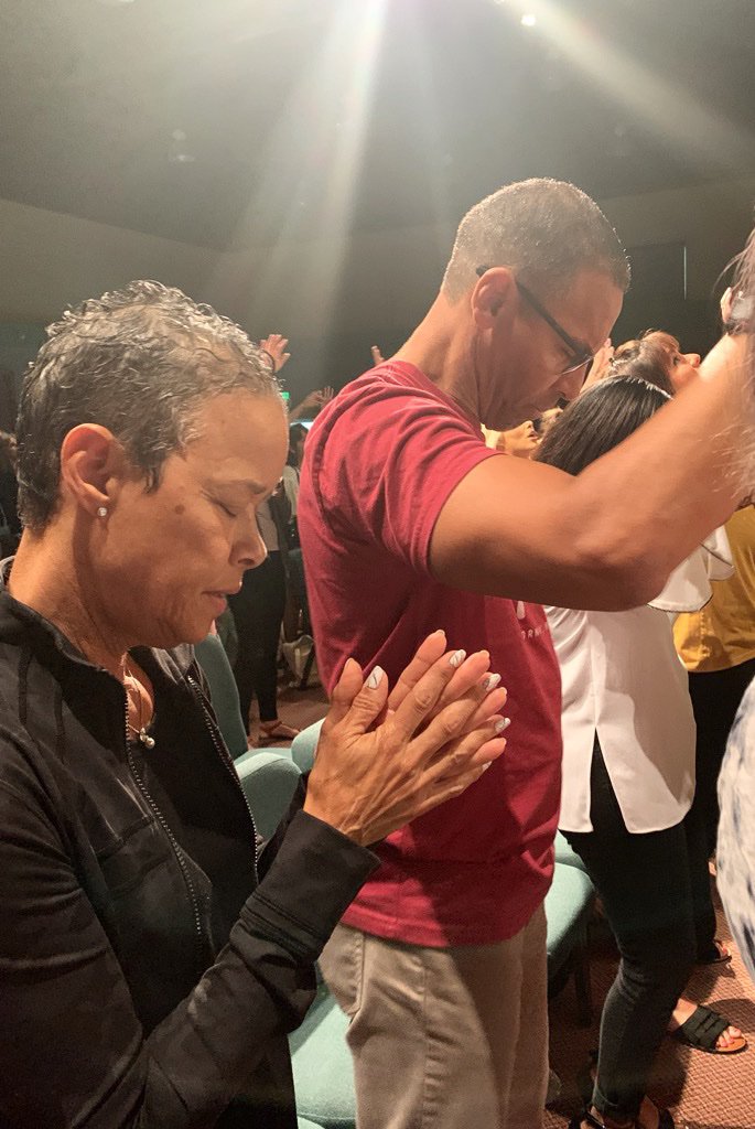 therocksandiego's tweet photo. The women at the Rock Church Women’s Retreat were surprised and truly blessed @milesmcpherson and Debbie McPherson joined us this weekend. Thank you! #RockWomen #sdrock #retreat https://t.co/b6CFO0HXMi