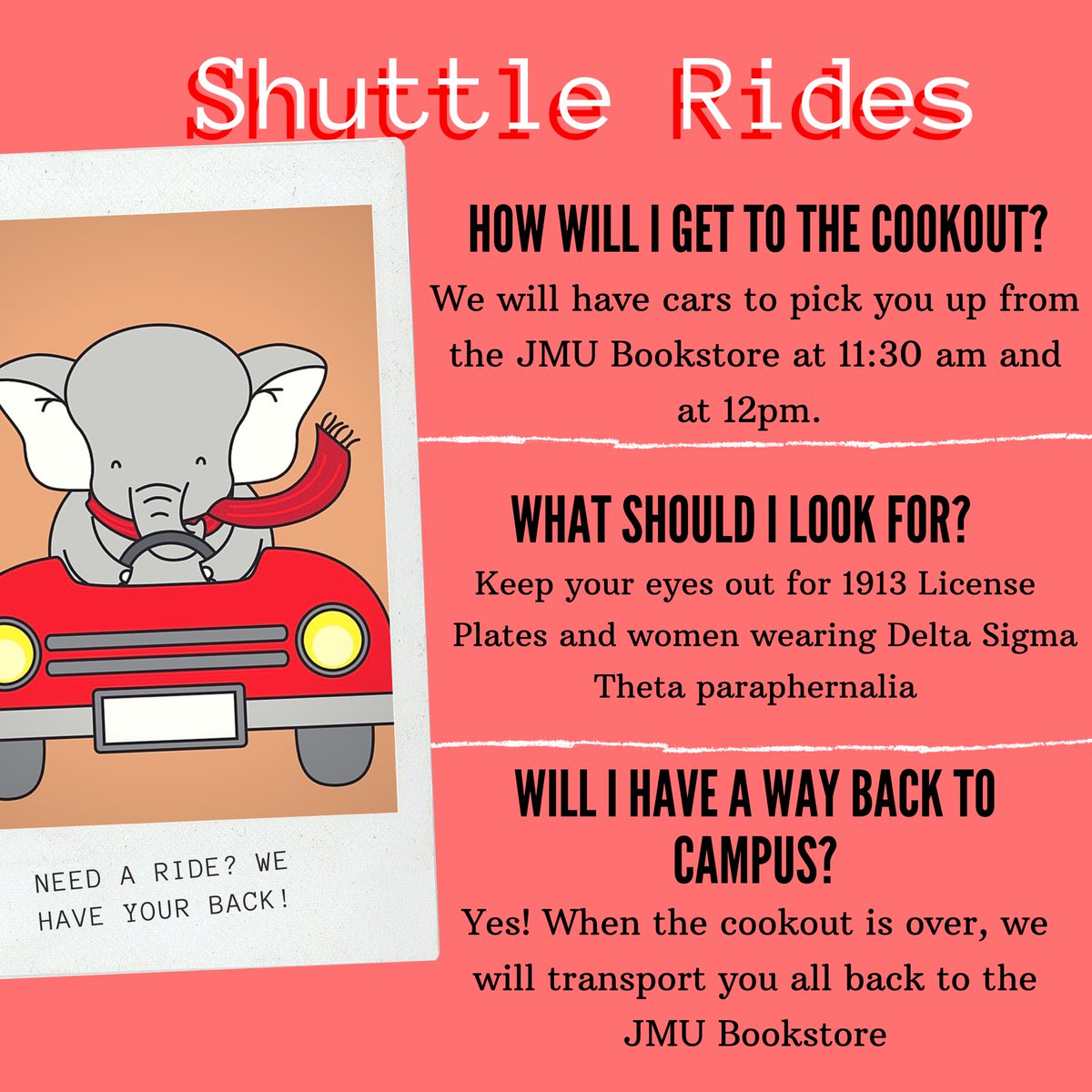 Tired of eating that D-Hall up the street? Where they give you more sides than they give you meat?  Then bring your tail down to the Deltas Cookout, @ The Harrison, thats right off of Port! The Deltas Cookout, gone be so good make you wanna smack yo mama!