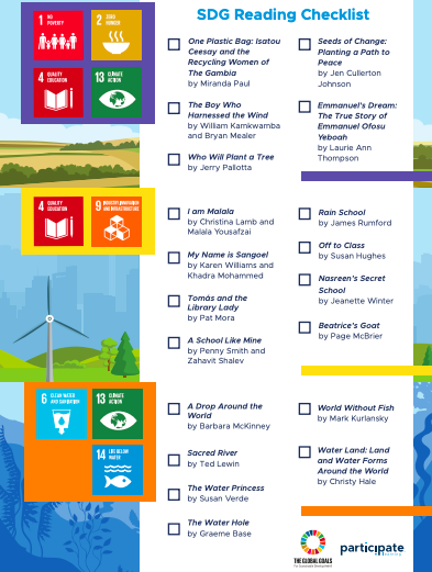 bar_zie's tweet image. SDG Reading Checklist-integrating the global goals through literature- @participate #BAZrecommends #bethechangetakethechallenge1819