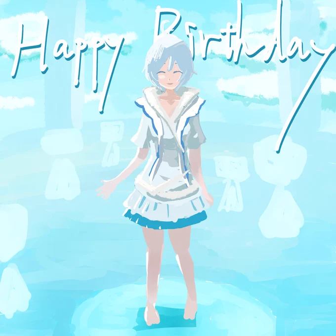 2歳の誕生日おめでとうございます!
#SiroArt
#電脳少女シロ生誕祭 