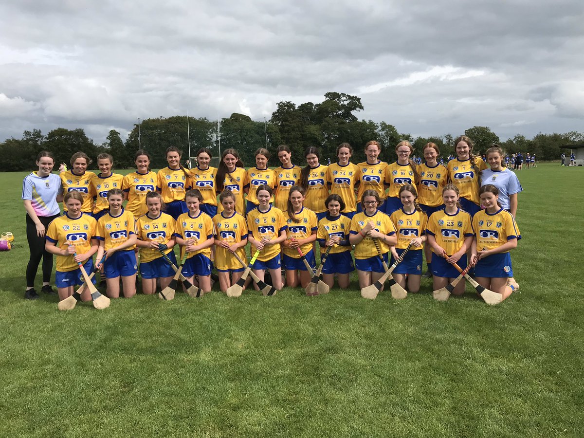 Well done to our U.16 girls who are thru to the All Ireland Final v Kerry on the 25th August 💙💛<a href="/clubrossie/">Club Rossie</a> <a href="/RoscommonGAA/">Roscommon GAA</a> #gotogether