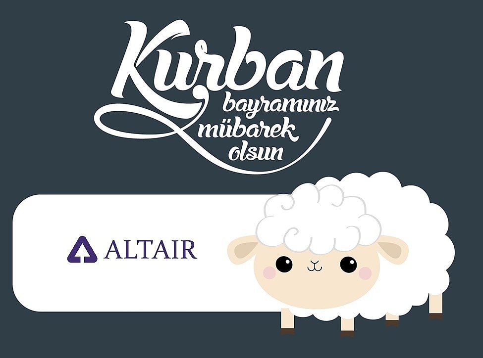 Bayramı bayram yapan birlikte olmaktır. Mutluluğu, sevgiyi birlikte paylaşmaktır. Altair ailesi olarak sevdiklerinizle nice mutlu bayramlar dileriz. Bayramınız kutlu olsun 🍬