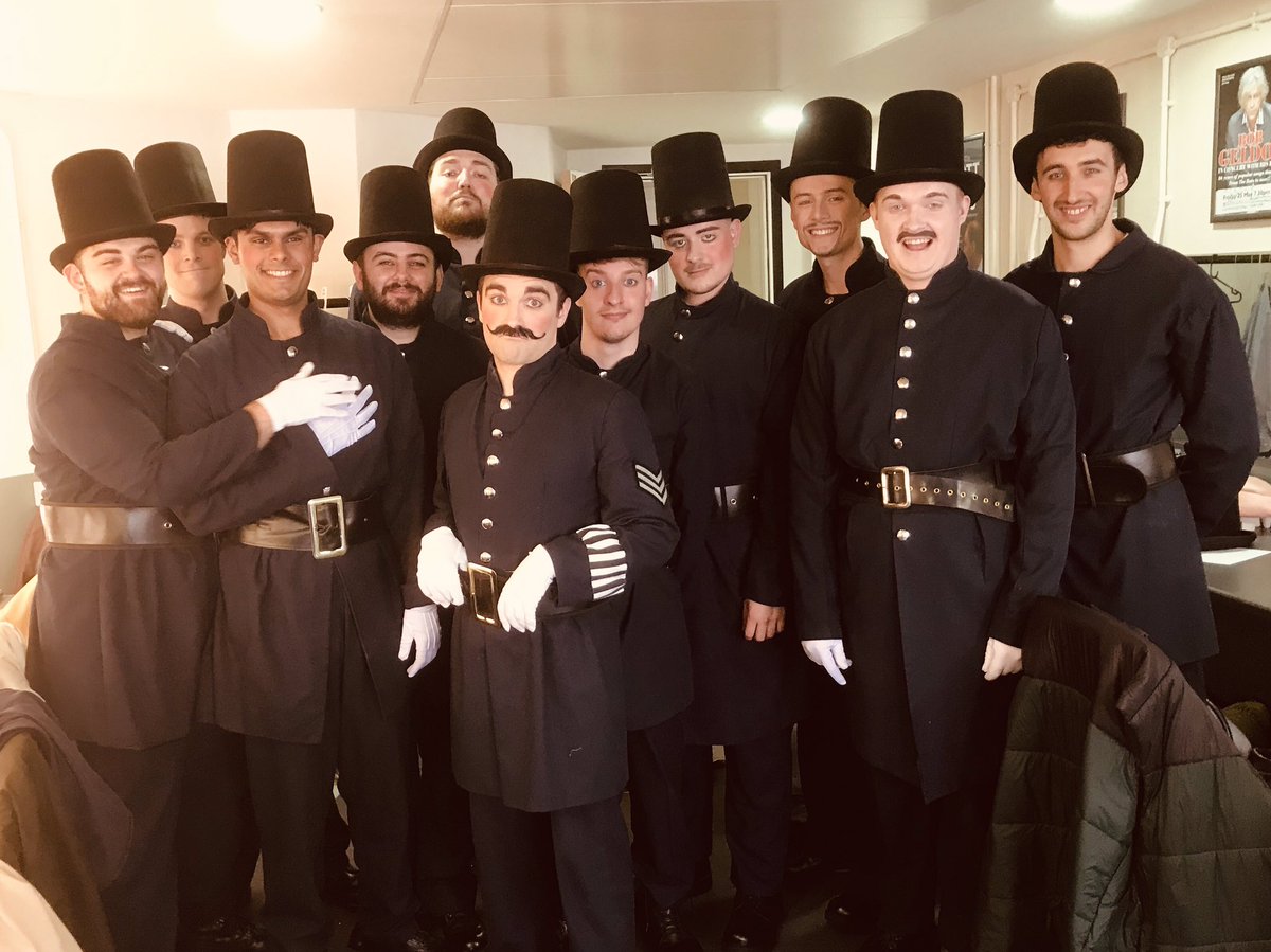 KellettMatthewJ's tweet photo. The @GSoperaco Policemen at the @GSFestival and @RoyalHallRT Harrogate this afternoon - 2019 edition! #GilbertandSullivan #PiratesOfPenzance https://t.co/0xr0k5mFex
