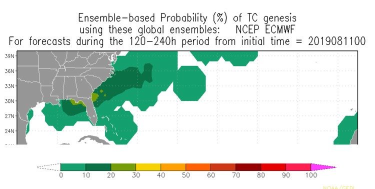 tropicalupdate's tweet photo. Old front tries to get juicy end of the week... upper Gulf then sliding along the east coast. https://t.co/XZcbm7YbUh
