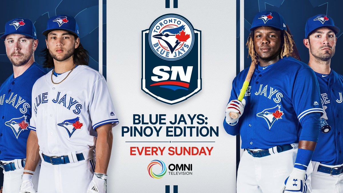 OMNITelevision's tweet photo. Join us today at 1pm for Jays v. Yankees ~ in Tagalog! 🇵🇭 #BlueJaysPinoy is only on OMNI! #SupportOMNITV @CdnHeritage https://t.co/1B3sdF2rLK