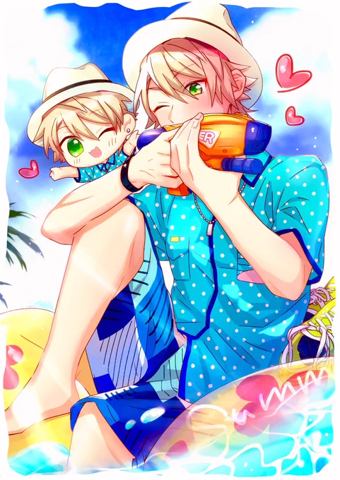#一成だらけ2
Summer Splash!!!?
一成の夏服は、今を目一杯楽しんでいる感じがして大好きです!!

素敵な企画に参加させていただき、ありがとう御座いました✨ 