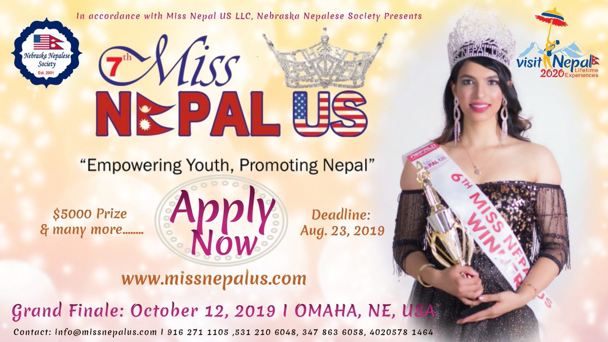 MISSNEPALUS's tweet photo. #MissNepalUS2018 and Goodwill Ambassador of Visit Nepal Year 2020 for USA, Dr. Dilasha Neupane hosting Nepal's Tourism, Art &amp; Cultural Conference in New York, USA. #VisitNepal2020 @yogesbhattarai https://t.co/7f3bM8yDb8