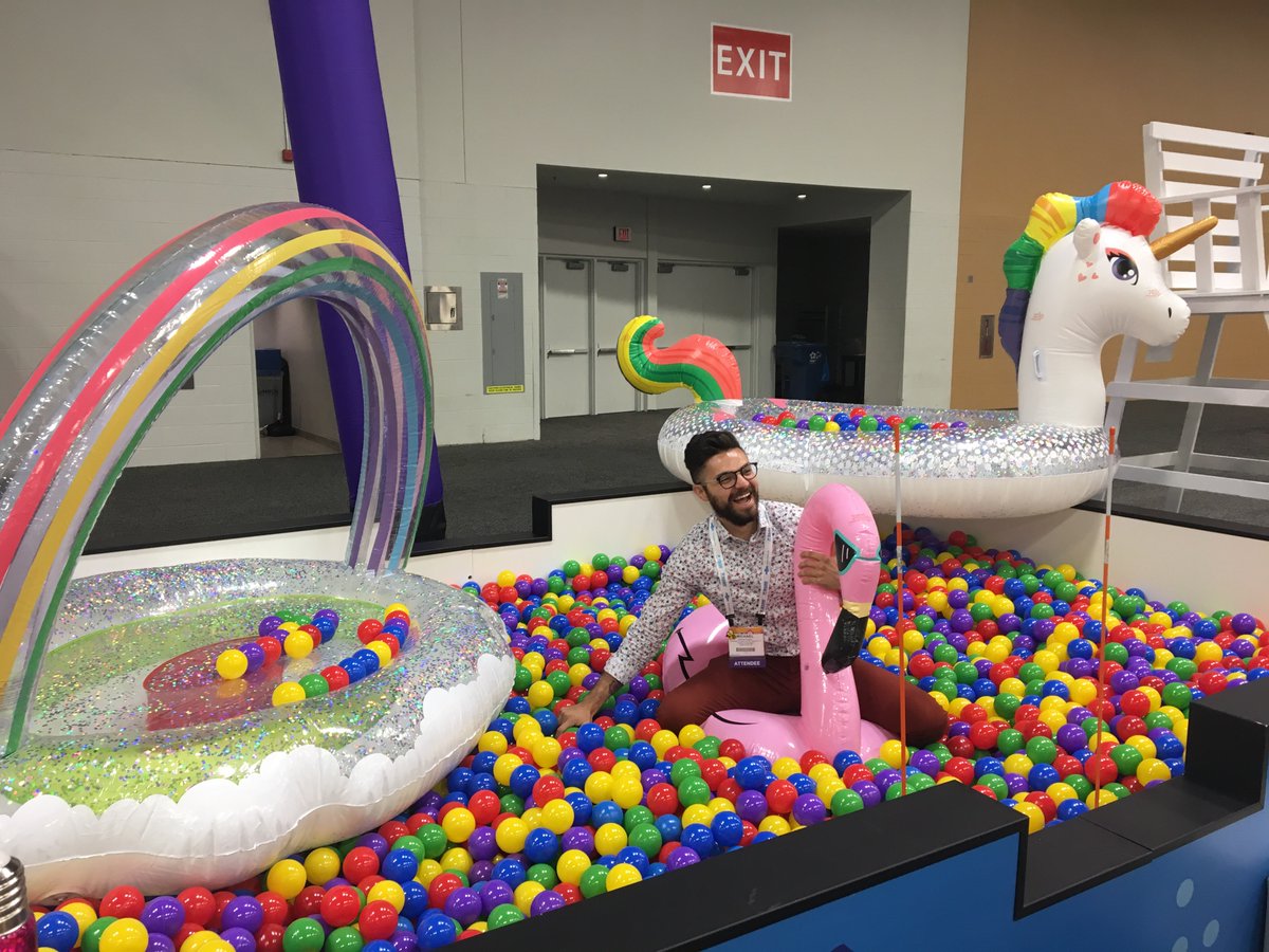 XDPbyASAE's tweet photo. Everyone’s loving the ball pit! Have some fun and get your special offer for XDP 2020! #myXDP #ASAE19 visit row 200! https://t.co/euDJo2m7hk