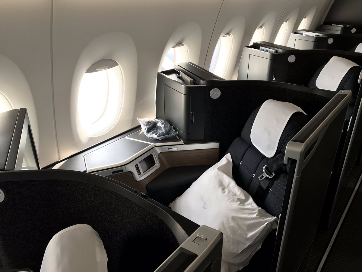 pilot_george_'s tweet photo. Onboard the New @British_Airways #A350. Club Suites look very nice. #BA464 from @HeathrowAirport to Madrid. #BA100 #avgeek #aviation https://t.co/YEVDebkdMJ