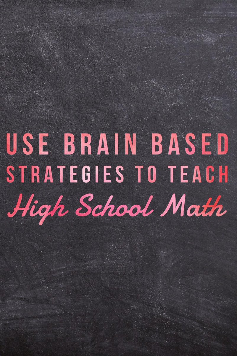 teacherfuel's tweet photo. Brain-based learning strategies to engage your students! Whether you teach AP Calc or Pre-Alg, a deeper understanding of the neuroscience of teaching &amp; learning will transform your instruction. #edtechmath #msmathchat #precalcchat #edchat #satchat https://t.co/CHurzkn1iT https://t.co/0660CX6E25