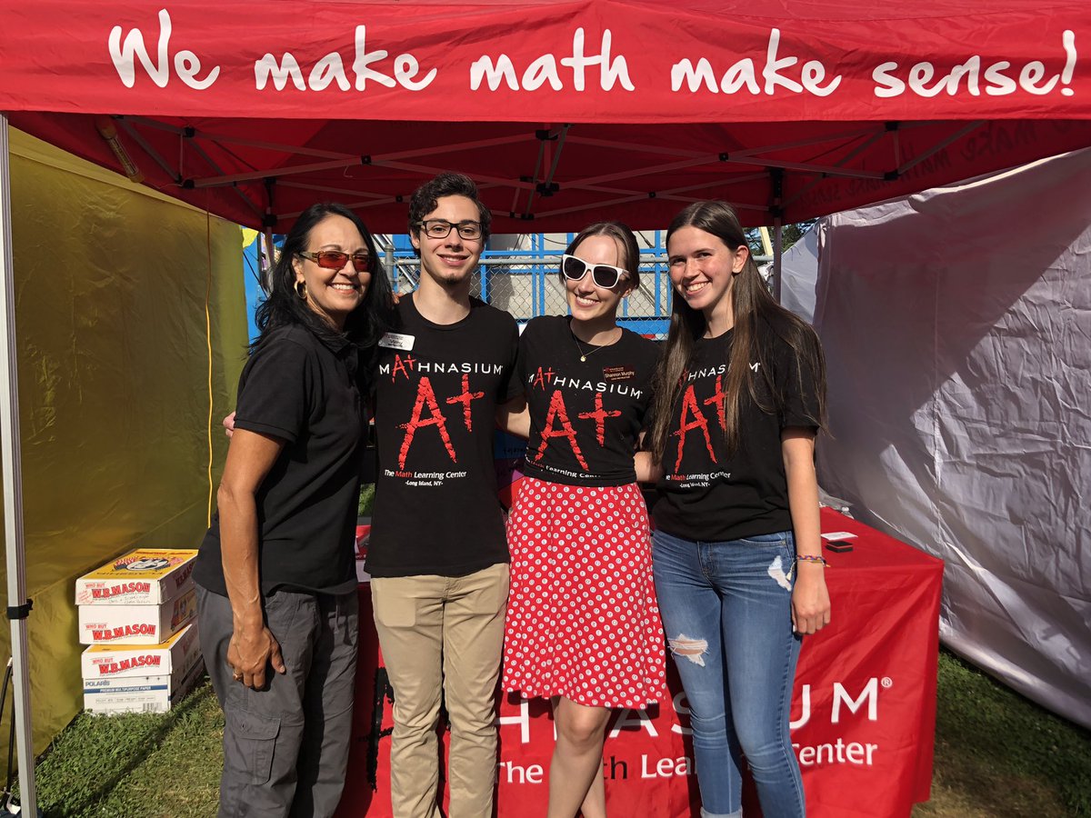 mathnasium4512's tweet photo. Come down to the Sayville Summerfest until 8 pm tonight and meet some of the Mathnasium of Sayville Team! #mathisfun #mathnasiumofsayville #bestinstructors #SayvilleSummerfest2019 https://t.co/ckVlxBqoEL