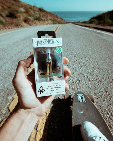 luvbrite's tweet photo. Escape to paradise with Heavy Hitter's Hawaiian Dream! With  3:1 CBD:THC,  this strain will have you chillin all summer long  🌴🌊#GetItDelivered #HeavyHitters https://t.co/sKkItWUm6X
