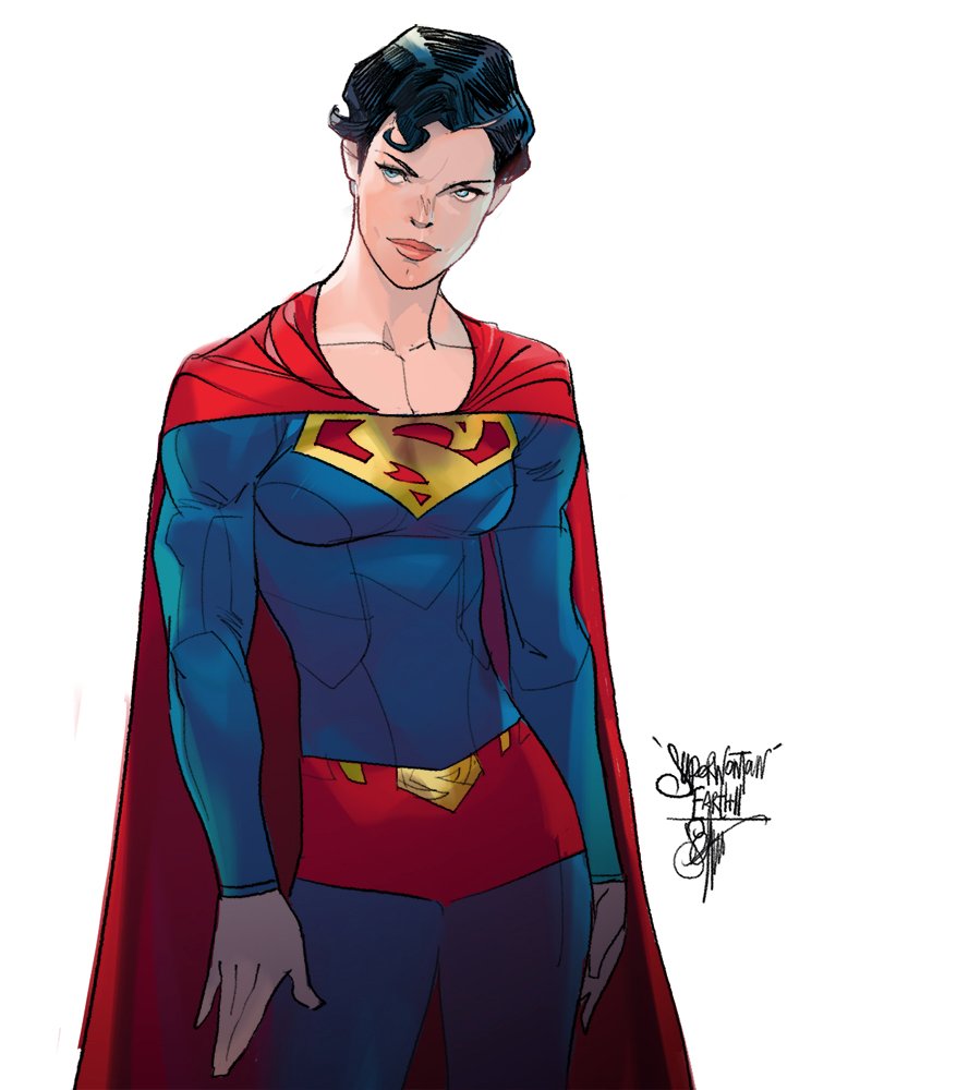 Claira Kent, e-11. still having a fun 🖌️  #superwoman #earth11