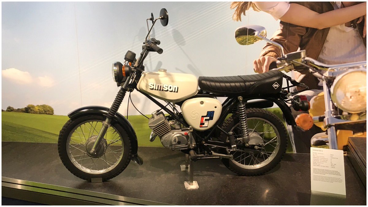 GACONNECTION96's tweet photo. SIMSON S51 E #auto #museum #psspeicher #einbeck #simson #simsons51 #motorcycles #bike #moped #fahrrad #motorrad #motocross #instabikes #oldtimers #bikelifestyle #ebikes #oldtimers #classics #bikes #roller #fotografia #photography #museumphotography - https://t.co/fIgJSduOii https://t.co/GVt9rdCJnB