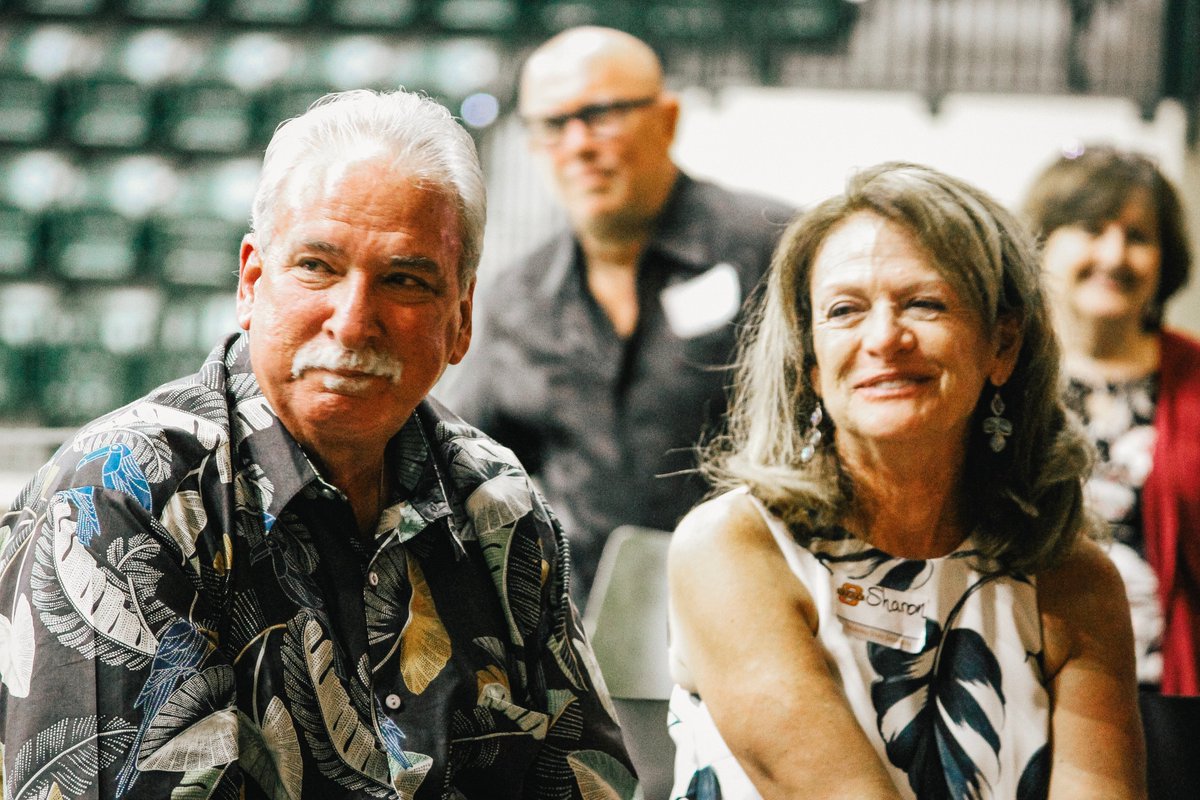 USFVinikMBA's tweet photo. An incredible man, an incredible career.

This weekend we had the honor of celebrating @Sutton_ImpactU, Sharon Sutton and everything they have done for so many people.

Doc, we can't thank you enough. You have changed so many lives. We love you. 💚

#SuttonCelebration https://t.co/L281z2QPoT