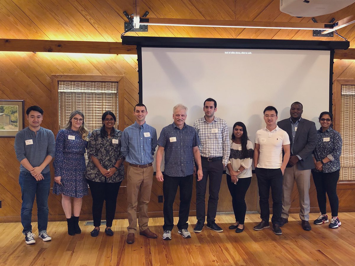 UGA_CMB_Engr's tweet image. We’re starting the new semester with a welcome event for our new and returning graduate students, with a representative from each #research lab presenting a three minute thesis. ⏰

We’re #CommittedTo a culture of diversity &amp;amp; inclusion, innovation and excellence. 🔴⚫️