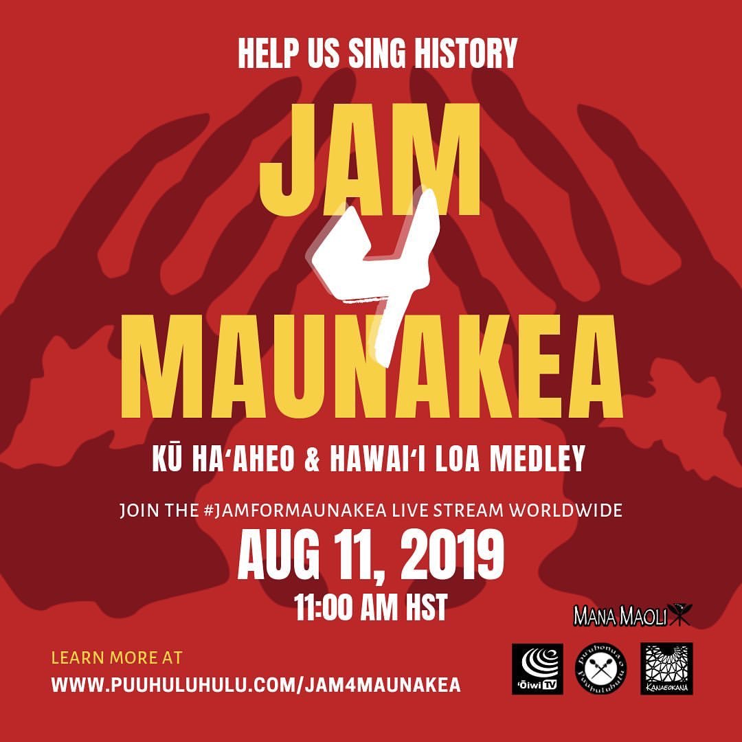 PepperLive's tweet image. Proud to serve as kiaʻi in this #Jam4MaunaKea. Learn how to support the movement by joining our Instagram live at 2pm PST! You can also check out @puuhuluhulu for other ways to help #protectmaunakea