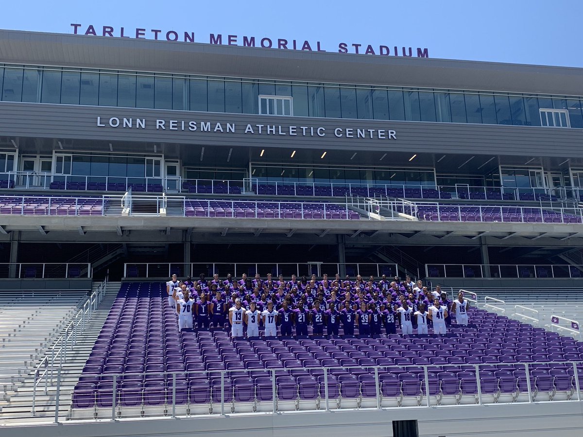TarletonSports's tweet image. Media Day means @TarletonFB season is almost here! #LSCfb