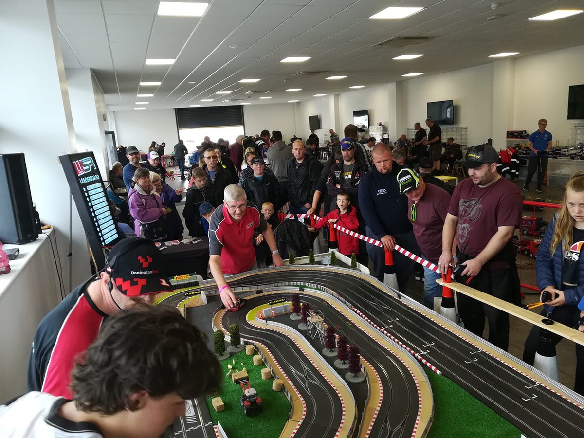PlayScalextric's tweet image. Record crowds at @DoningtonParkUK Convoy in the Park.
Let's go Racing Scalextric 🏁