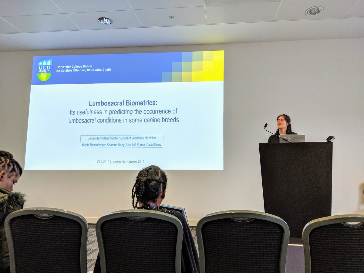 Grateful for the opportunity to represent UCD and present my project at #IFAA2019 ! Thank you for a great weekend! #veterinarymedicine #anatomy @anat_soc @souravdoc @ucdvetmed